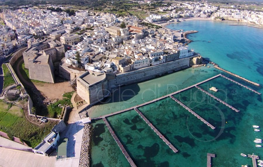 vista aerea di Otranto vista aerea di Otranto