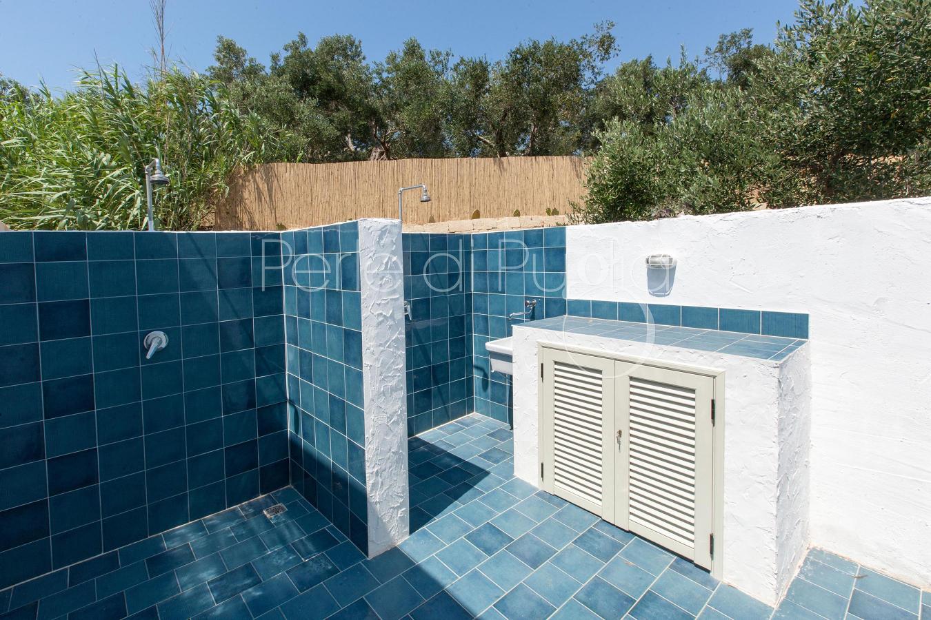 Ferienhaus mit pool in pescoluse: casina di sotto Slaapkamers erhhte bedden