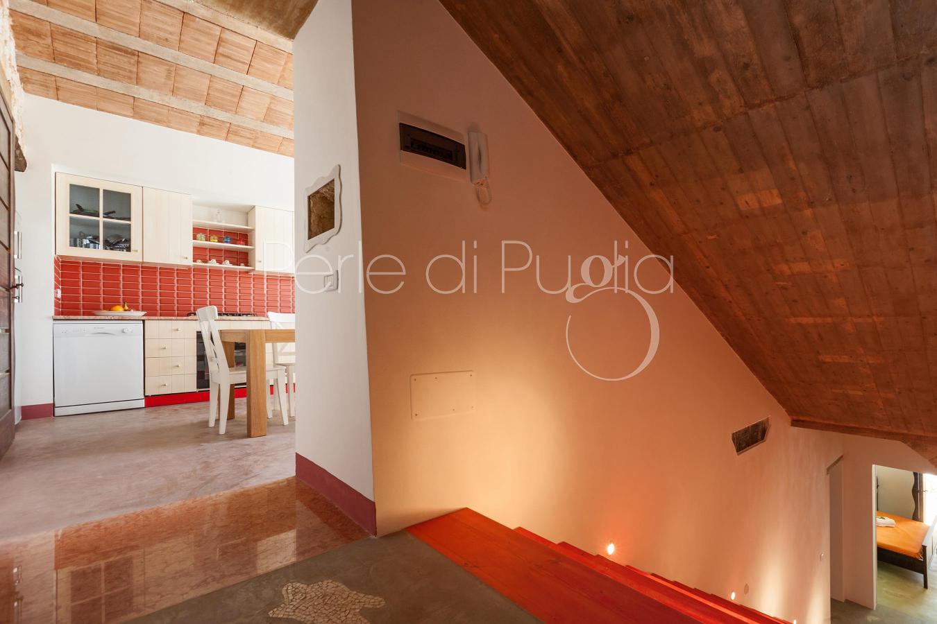 Ferienhaus mit pool in pescoluse: casina di sotto Slaapkamers erhhte bedden