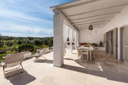 Prima Casetta: una grande veranda con vista panoramica