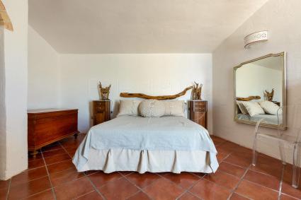 La camera matrimoniale della villa per vacanze lusso in Puglia